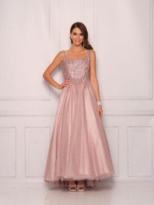 Dave and Johnny 11127 Scoop Back A-Line Prom Dress