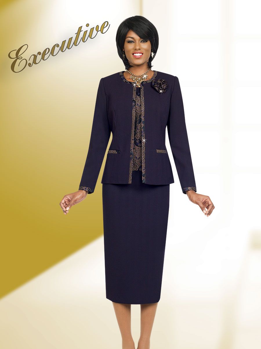 size 18 eggplant ben marc executive 11472 womens 3pc business formals