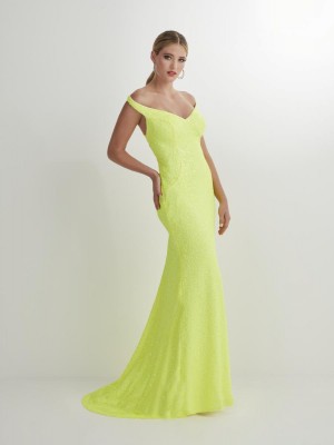 Studio 17 12891 Off Shoulder Sequin Prom Dress