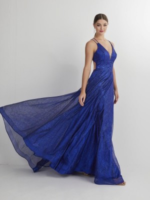 Studio 17 12895 Diamond Tulle Prom Dress
