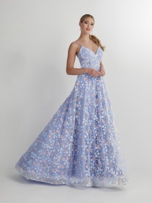 Studio 17 12898 Lovely Floral Lace Prom Dress