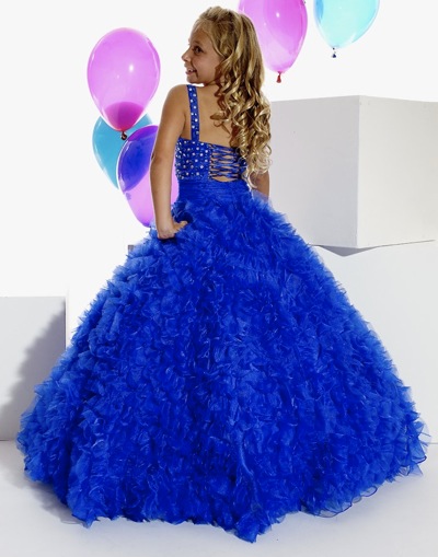 Clothing Girls on Tiffany Princess Girls Ruffle Organza Pageant Dress 13269 Image