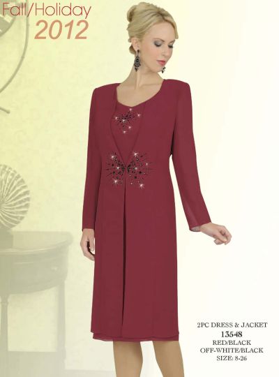 Misty Lane 13548 by Ben Marc Dress with Long Jacket: French Novelty