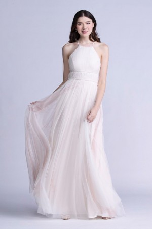 Wtoo 143X 2 Tone Ruched Bridesmaid Dress