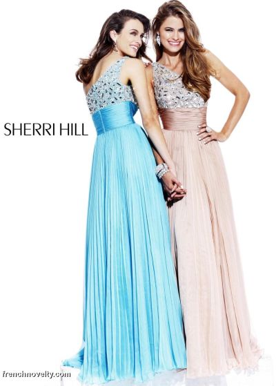 one shoulder sherri hill