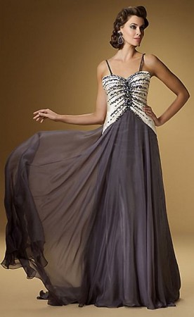 Rina di Montella 1505 Beaded Formal Evening Dress