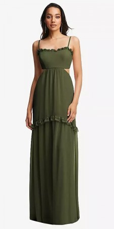 Dessy After Six 1573 Delicate Ruffle Bridesmaid Dress