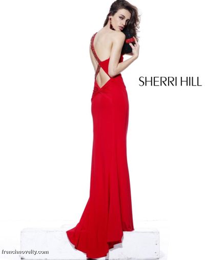 one shoulder sherri hill