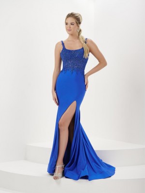 Tiffany Designs 16058 Scoop Neck Prom Dress