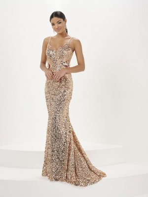 Tiffany Designs 16059 Allover Paillette Prom Dress