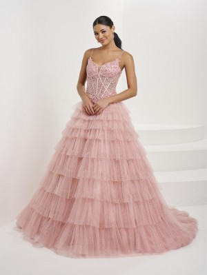Tiffany Designs 16099 Multi Ruffle Prom Dress
