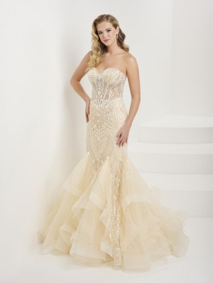 Tiffany Designs 16103 Ruffle Mermaid Prom Dress