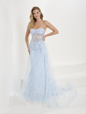 Tiffany Designs 16107 Dainty Prom Dress with Overskirt