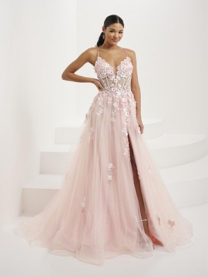 Tiffany Designs 16108 Floral 3D Prom Dress