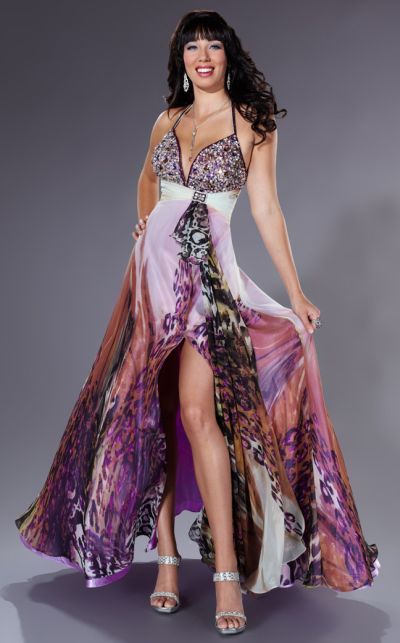 Prom Dress Patterns on Leopard Print Prom Dresses 2011 Tiffany Designs Prom Dress 16617 Image