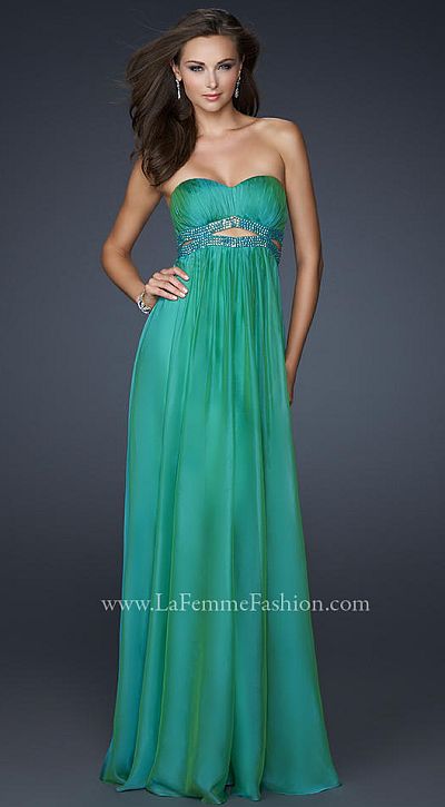 Extravagant Wedding Dresses on La Femme Extravagant Beaded Chiffon Prom Dress 17546 Image