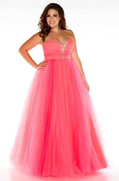 Fabulouss by MacDuggal 2042F Plus Size Ball Gown: French Novelty
