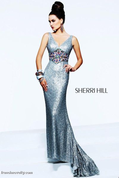 sherri hill beaded gown