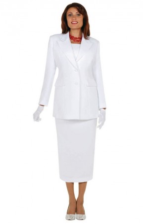 Size 6 Ivory Ben Marc 2299 Womens Group Church Usher Suit
