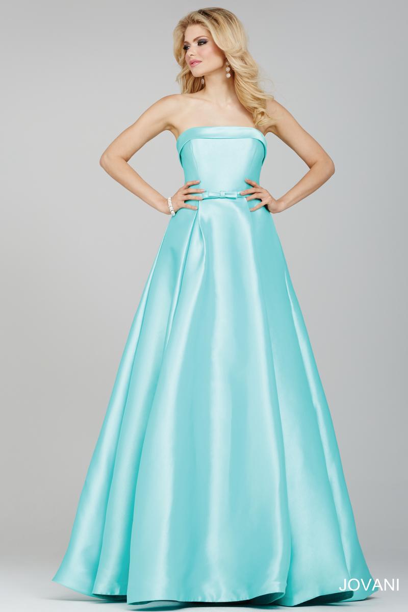 jovani strapless ball gown