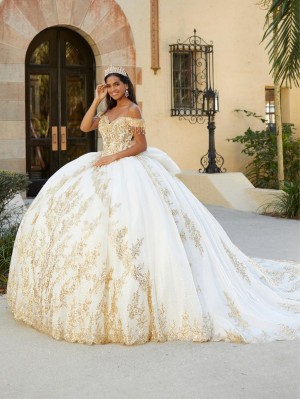 House of Wu 26060 Sequin Lace Quinceanera Dress