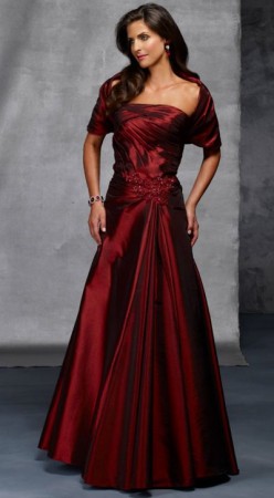 Jean De Lys Taffeta Evening Dress with Shawl 29378 by Alyce Designs
