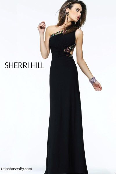 one shoulder sherri hill