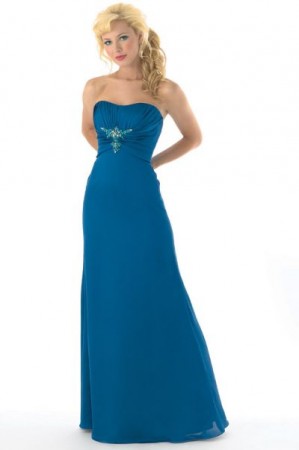 Mystique Prom Dress with Ruched Bodice 3124