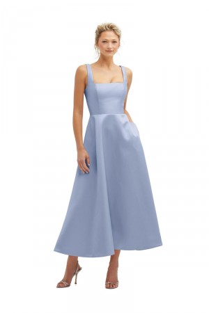 Dessy Collection 3140 Rive Square Neck Bridesmaid Gown