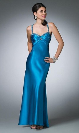 Alfred Angelo Prom Dress with Beautifully Beaded Straps 3505