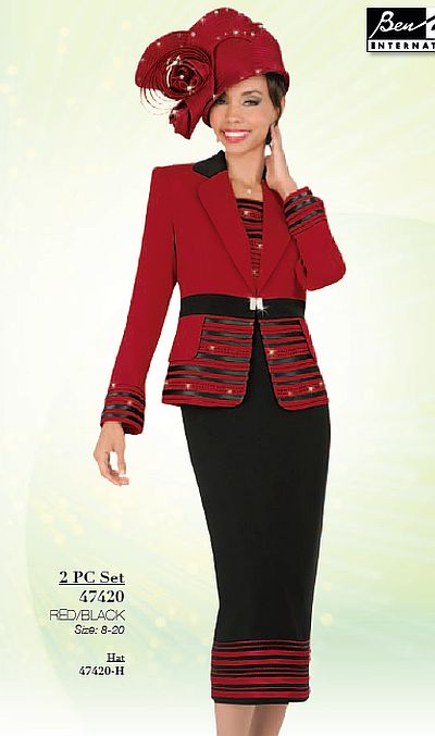 Ben Marc International Womens Church Suit 47420: French