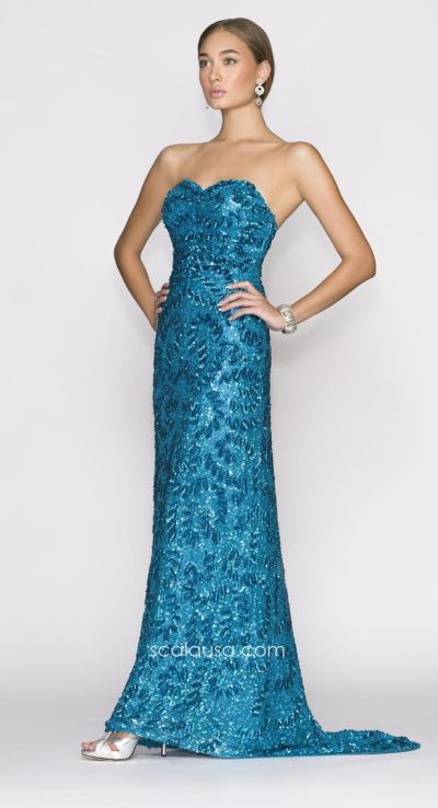 scala sequin gown