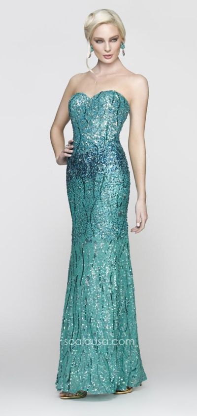 scala sequin gown