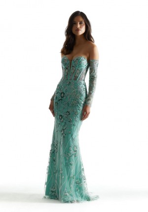 Morilee 49002 Prom Gown with Removable Sleeves