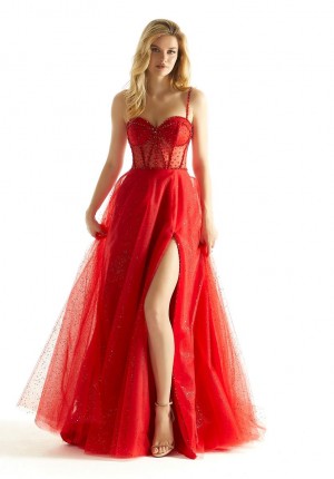 Morilee 49010 Glamorous Bustier Prom Dress