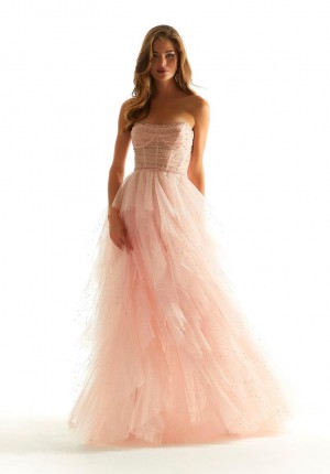 Morilee 49015 Lovely Flounced Tulle Prom Dress
