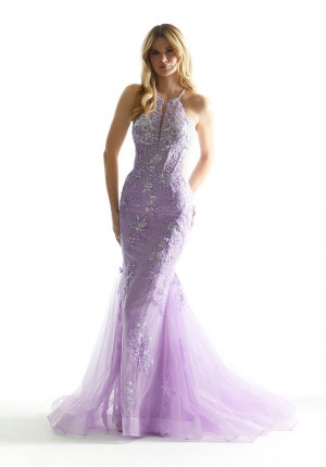 Morilee 49073 Seductive High Neck Mermaid Dress