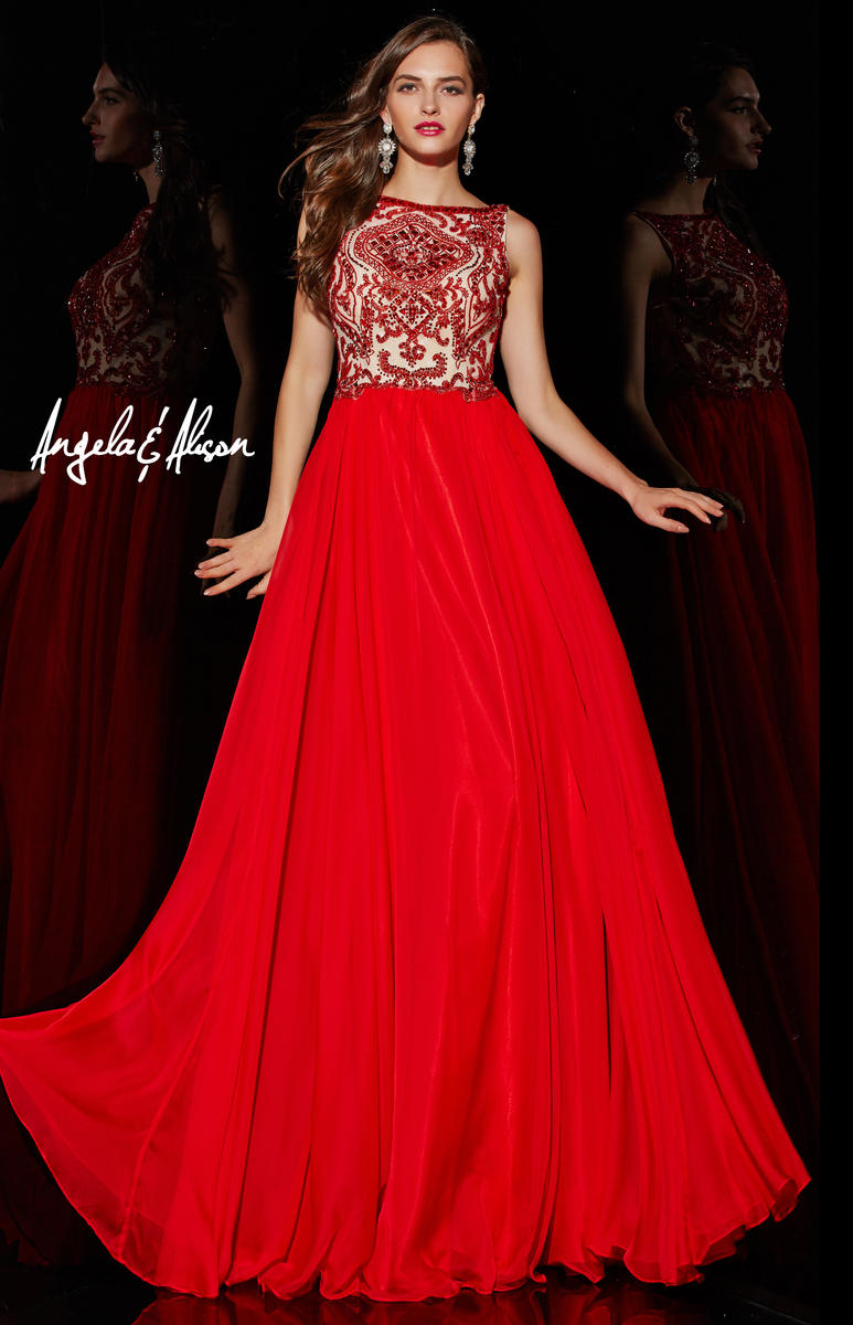 leena for mac duggal fit and flare