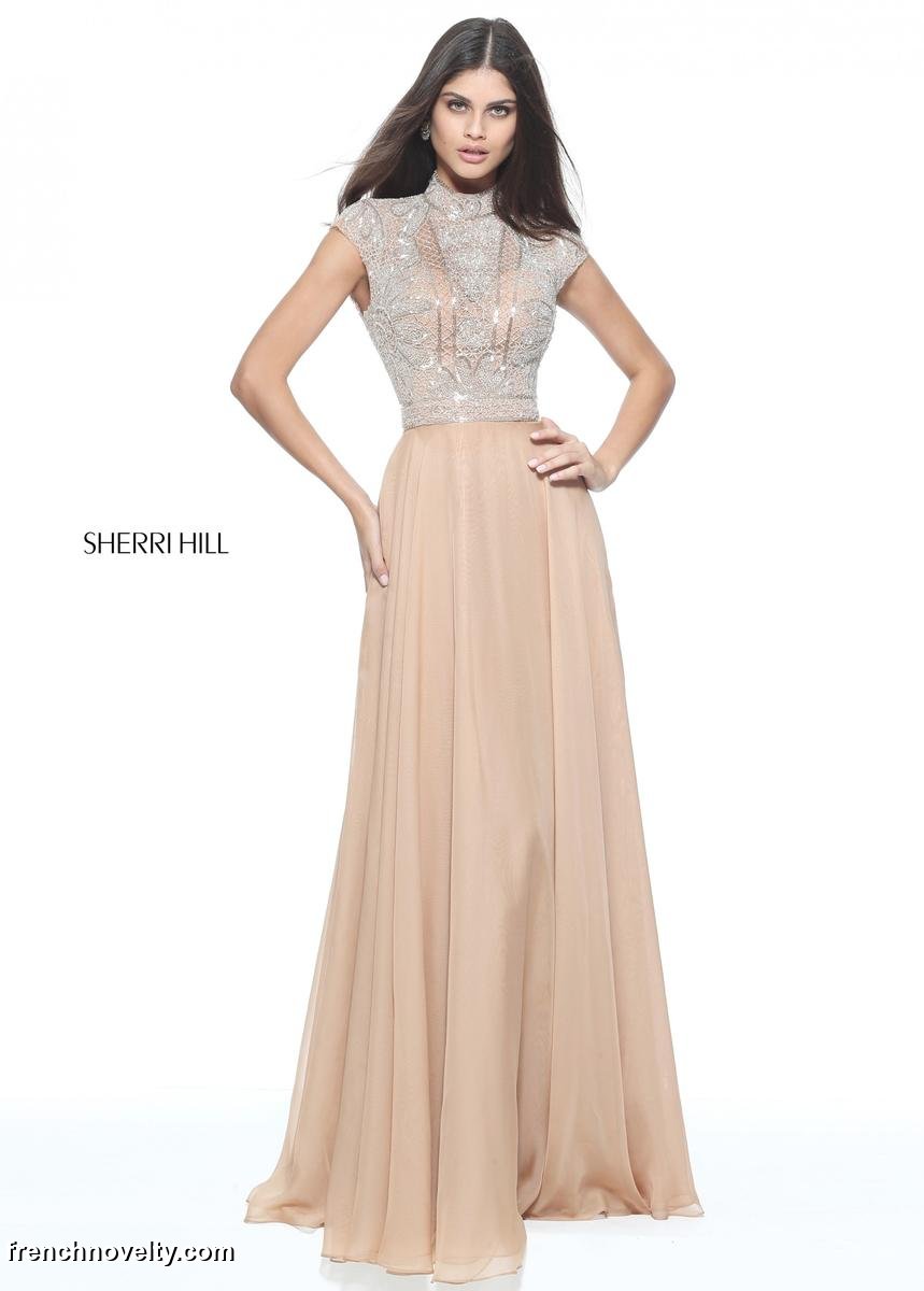 sherri hill blush gown