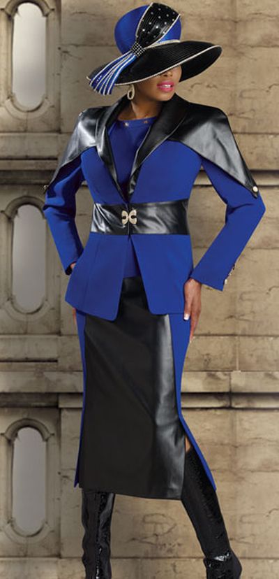 church suit donna suits vinci leather womens dresses hats faux ladies couture attire lady denim hat