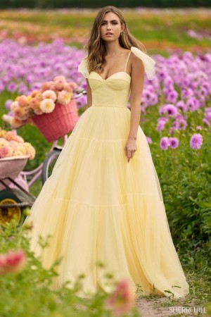 Size 0 Fuchsia Sherri Hill 56126 Prom Dress
