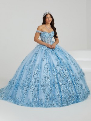 Wu Fiesta 56476 Stunning Quince Dress with Convertible Straps