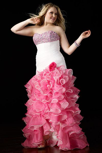 اجمل فساتين سهرة للبدينات 2013 اجمل فساتين سهرة للبدينات 2013