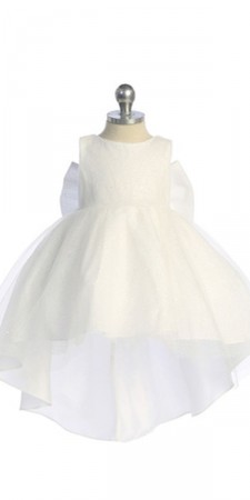 Tip Top 5804S Bow Back Flower Girls Infant Dress