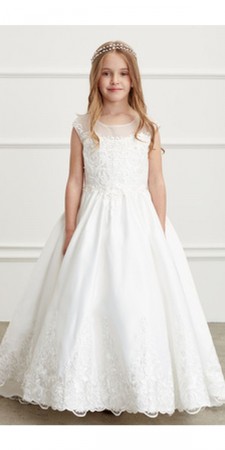 Tip Top 5828 Flower Girls Dress with Train