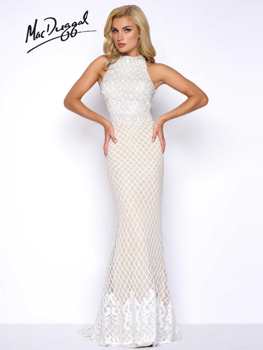 mac duggal high neck gown