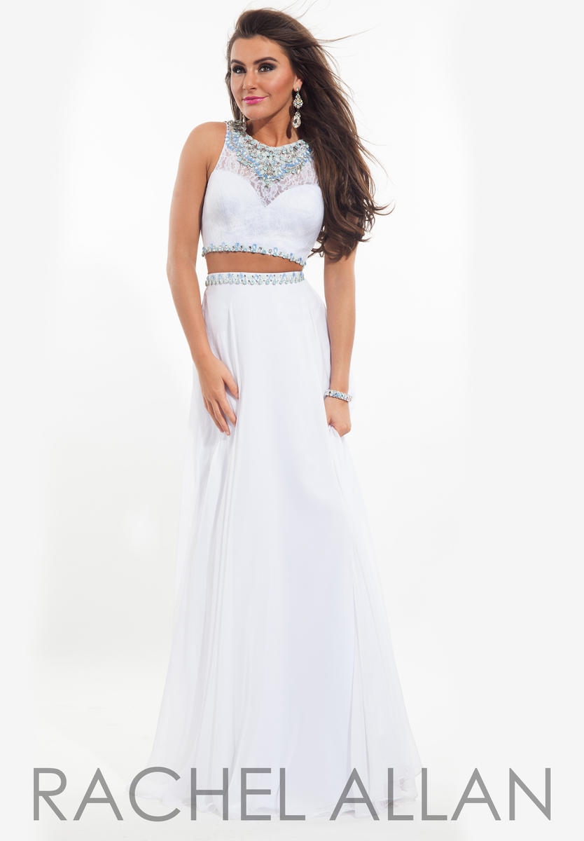 2 piece prom dress