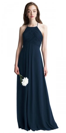 Bill Levkoff ROSALIA 7001 Pleated Top Bridesmaid Dress