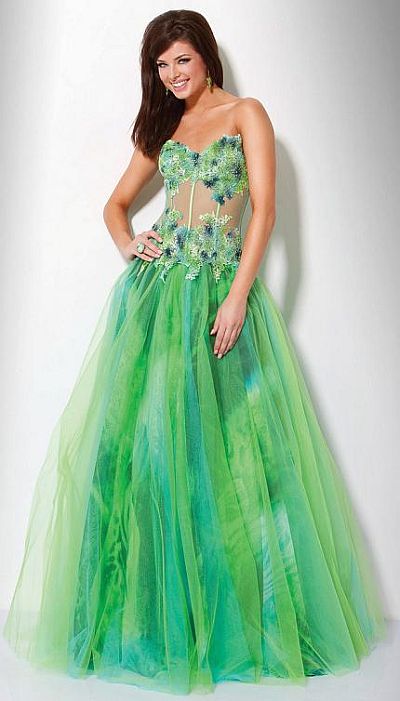 Designer Bridesmaid Dresses 2011 on Illusion Prom Dresses 2011 Jovani Designer Dress 71448 Image