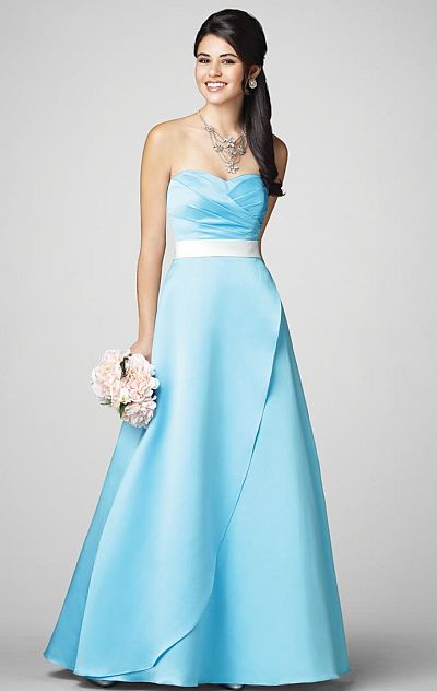 Teal bridesmaid dresses alfred angelo